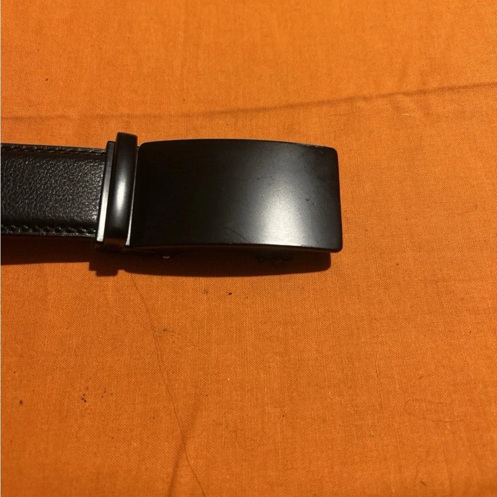 Ratchet Belt Chaorin Adjustable Men's 38-1/2 Inch Black Leather Belt